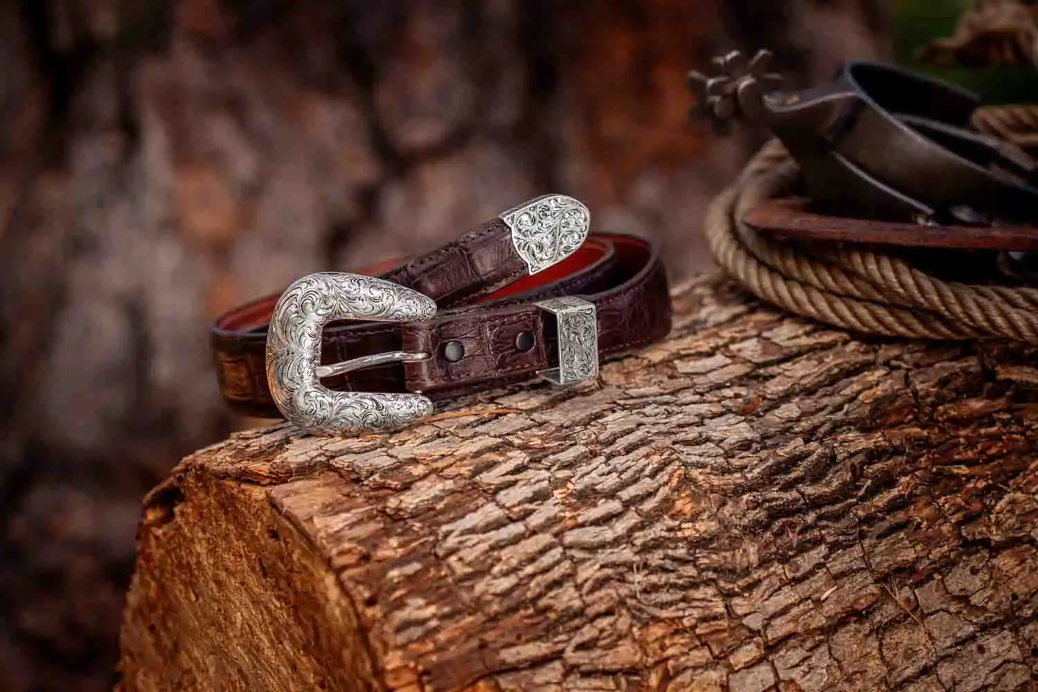 Western Sterling Silver Belt Buckle - Silver Buckles Collection